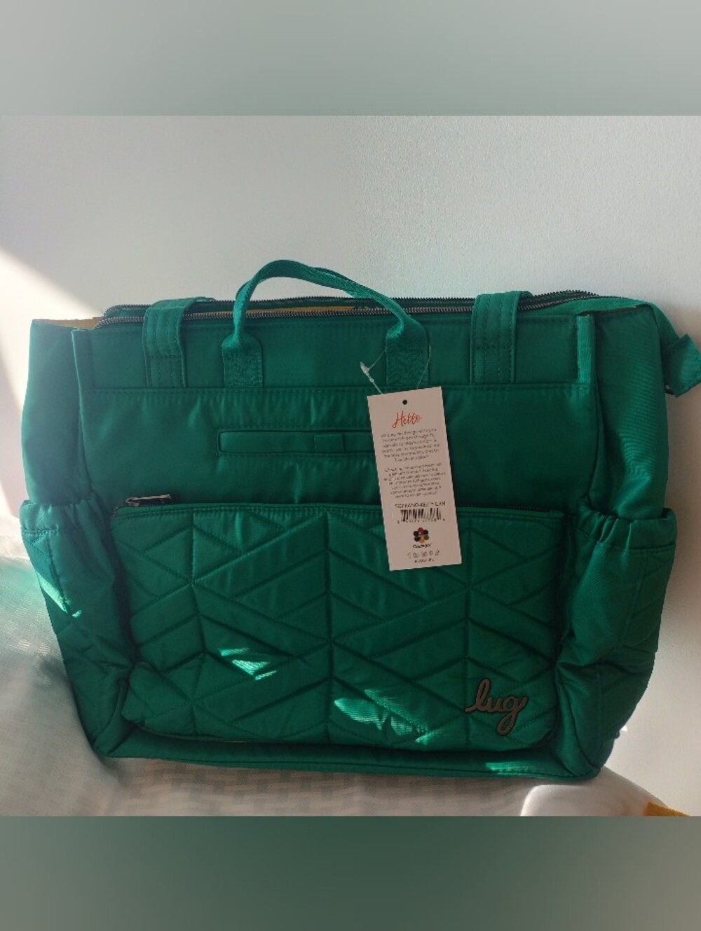 NWT Lug Soprano Tote Bag in Kelly Green